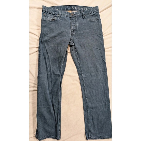 Burberry Brit Men's Steadman Slim Fit Jeans Denim Button Fly Blue Men's 32x29